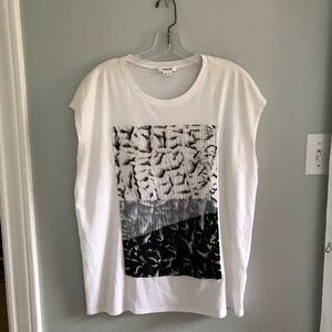 Helmut Lang Graphic T Shirt